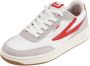 Fila Leren Sneakers Ronde Neus Rubberen Zool Multicolor Dames - Thumbnail 4