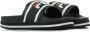 Fila Dames Sleehak Slippers Zwart Strepen Black Dames - Thumbnail 5