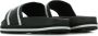 Fila Dames Sleehak Slippers Zwart Strepen Black Dames - Thumbnail 9