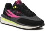 Fila Dames Sneakers Ronde Neus Synthetisch Leer Multicolor Dames - Thumbnail 2