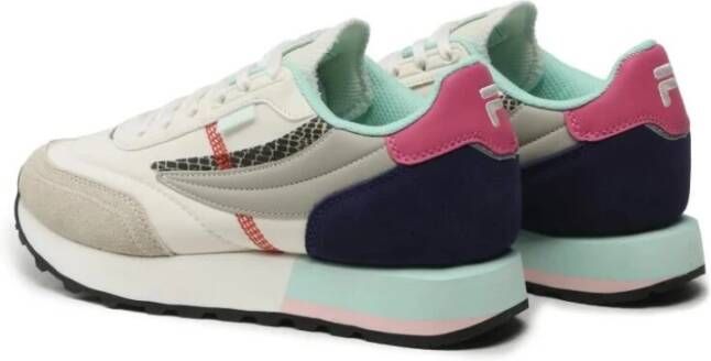 Fila Dames Sneakers Ronde Neus Synthetisch Leer Multicolor Dames