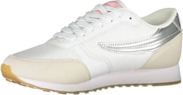 Fila Elegante Sportschoenen met Zilveren Accenten White Dames