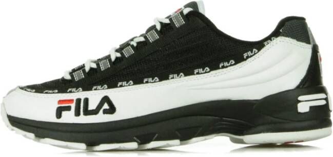 Fila Heren Casual Sneaker Wit Zwart Black Heren