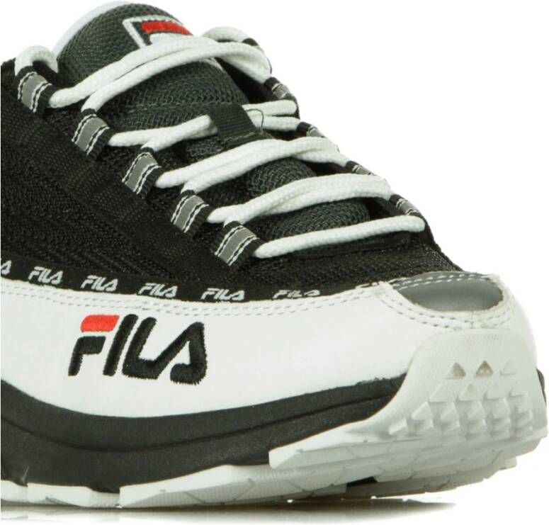 Fila Heren Casual Sneaker Wit Zwart Black Heren