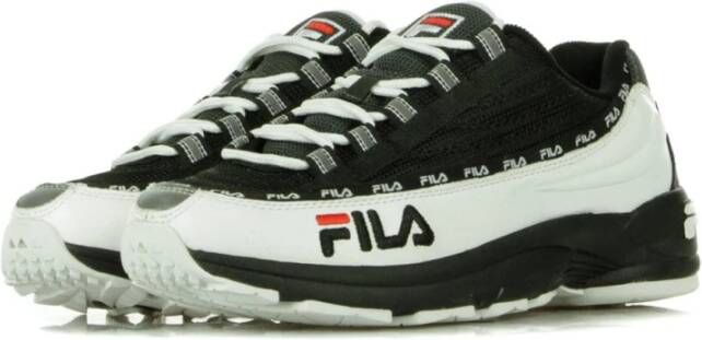 Fila Heren Casual Sneaker Wit Zwart Black Heren