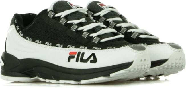 Fila Heren Casual Sneaker Wit Zwart Black Heren