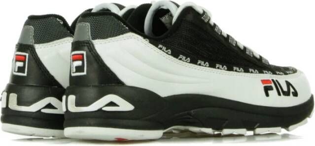 Fila Heren Casual Sneaker Wit Zwart Black Heren