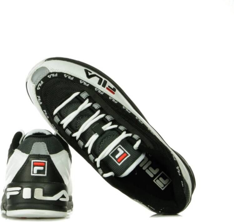 Fila Heren Casual Sneaker Wit Zwart Black Heren