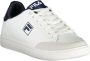 Fila Witte Polyester Sportsneaker Blauwe Details White Heren - Thumbnail 5