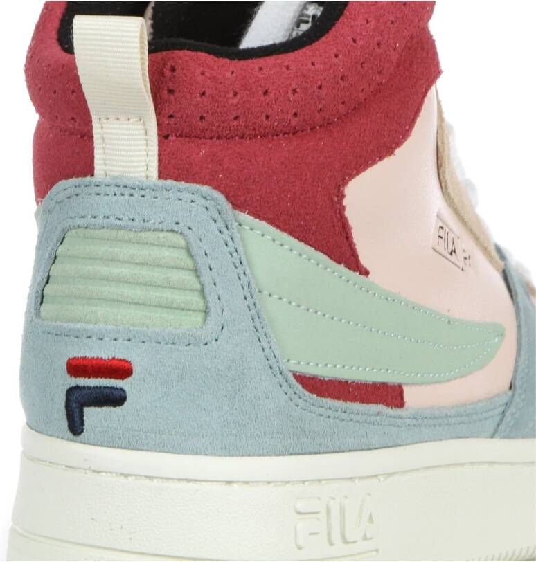 Fila Hoge Sneaker Multi Materiaal Multicolor Dames