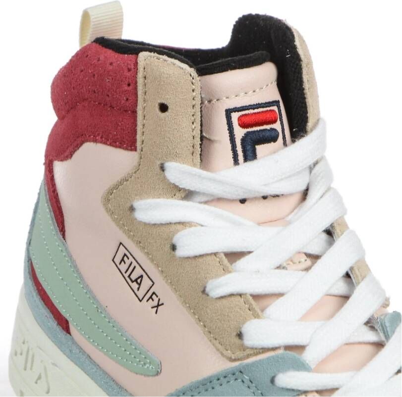 Fila Hoge Sneaker Multi Materiaal Multicolor Dames