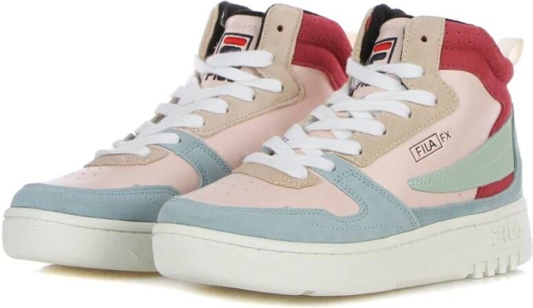 Fila Hoge Sneaker Multi Materiaal Multicolor Dames