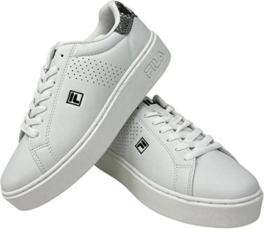 Fila Hoge Top Sneakers Wit Zwart White Dames