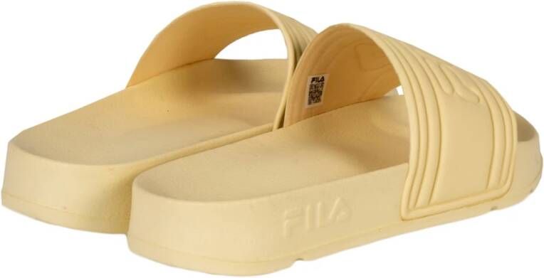 Fila Instap Sandalen Comfortabele Ronde Neus Yellow Dames