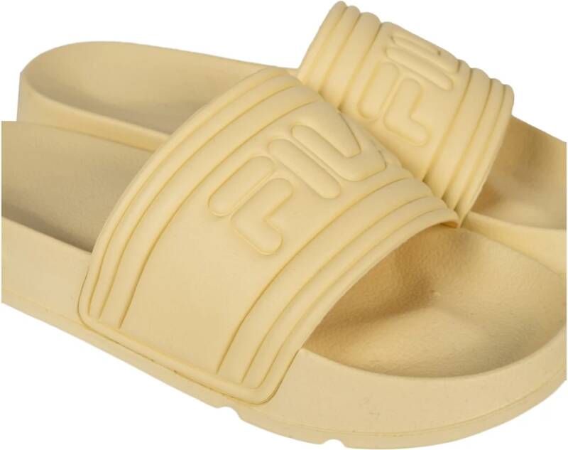 Fila Instap Sandalen Comfortabele Ronde Neus Yellow Dames