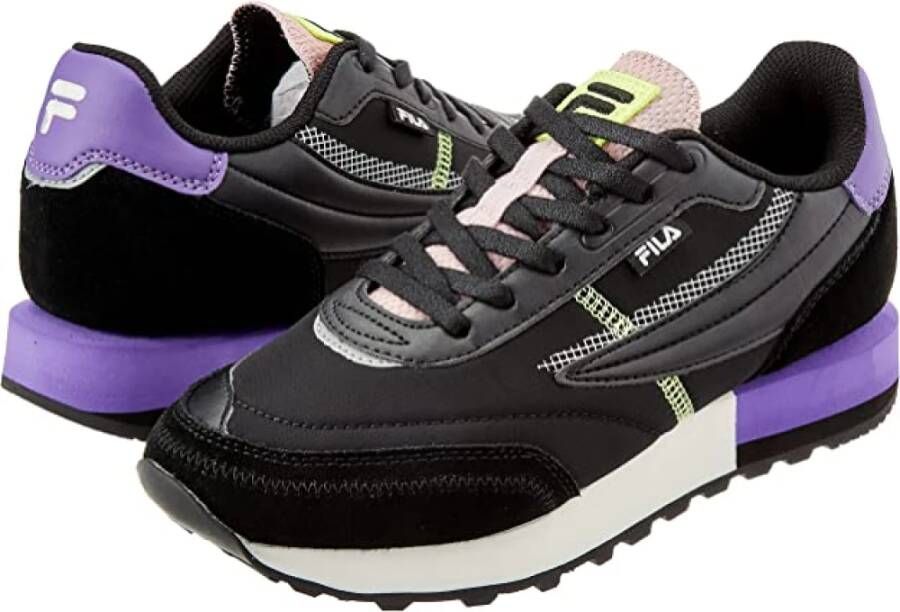 Fila Lage Sneakers Black Dames