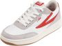 Fila Leren Sneakers Ronde Neus Rubberen Zool Multicolor Dames - Thumbnail 2