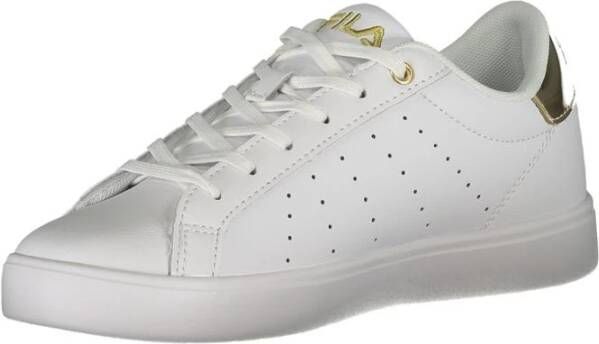 Fila Luxe Veterschoenen met Gouden Accenten White Dames