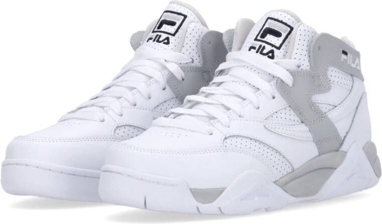 Fila Mid M-Squad Basketbalschoen Wit Grijs White Heren