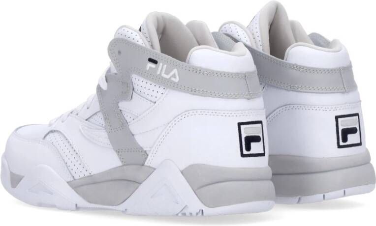 Fila Mid M-Squad Basketbalschoen Wit Grijs White Heren