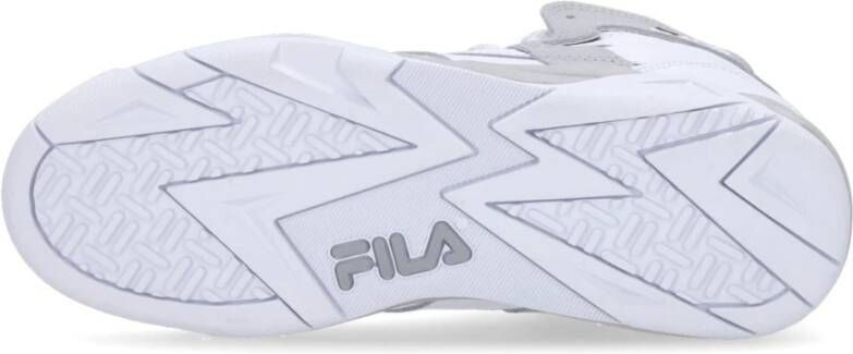 Fila Mid M-Squad Basketbalschoen Wit Grijs White Heren