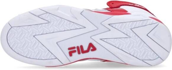 Fila Mid M-Squad Basketbalschoen Wit Rood White Heren