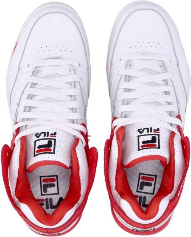 Fila Mid M-Squad Basketbalschoen Wit Rood White Heren