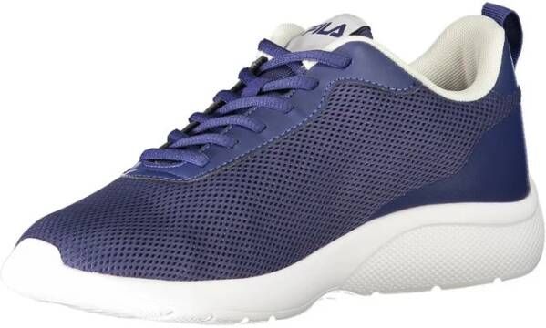 Fila Polyester Sneaker Blauwe Stijl Blue Heren