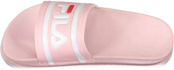 Fila Roze Sleehak Sandalen Contrast Details Logo Pink Dames