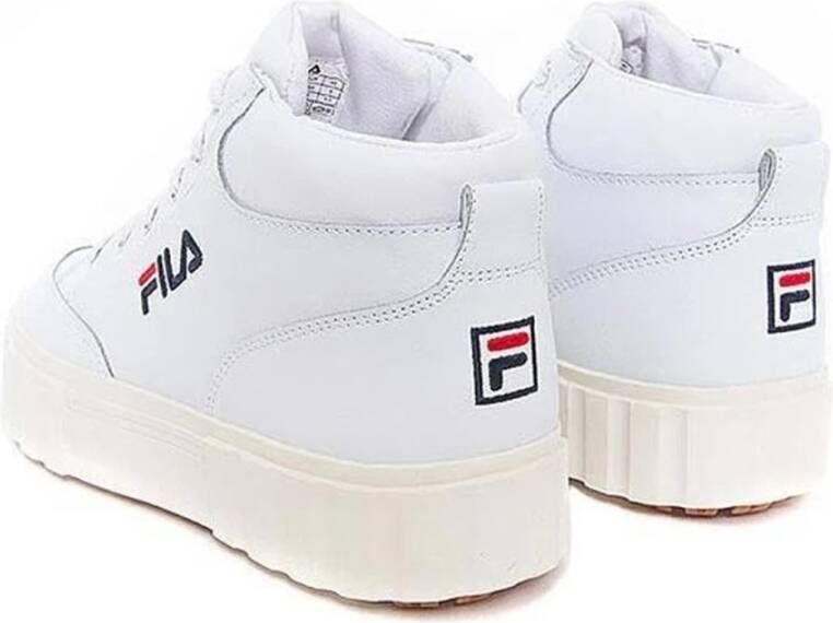 Fila sandblast mid booties Wit Dames