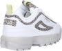 Fila Wit Grijs Violet Lage Top Sneaker White Dames - Thumbnail 4