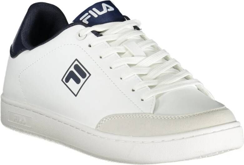 Fila Sportieve Herensneakers Wit Blauw Details White Heren