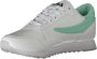 Fila Damen Retro Laufschuh Low Orbit Women White-Brook Green - Thumbnail 5