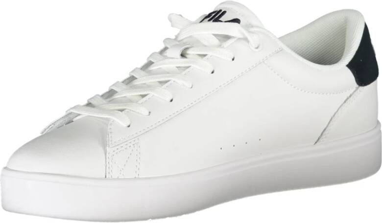 Fila Sportieve witte vetersneakers met contrastdetails White Heren