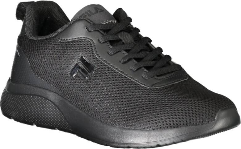 Fila Sportieve Zwarte Damessneakers met Logo Black Dames