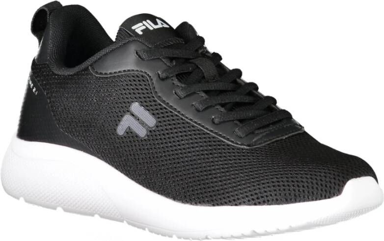 Fila Sportieve zwarte sneakers voor dames met contrastzool Black Dames