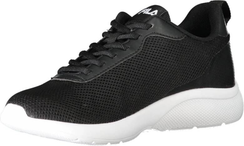 Fila Sportieve zwarte sneakers voor dames met contrastzool Black Dames