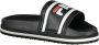 Fila Zwarte wigslippers met logodetail Black Dames - Thumbnail 5