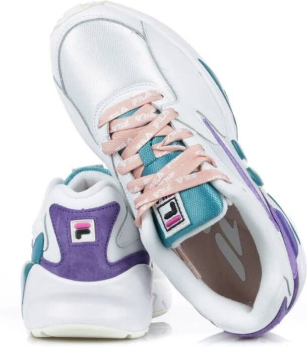 Fila Wit Caribische Zee Lage Top Dames Schoenen White Dames