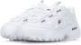 Fila Wit Rood Lage Top Dames Sneakers White Unisex - Thumbnail 5