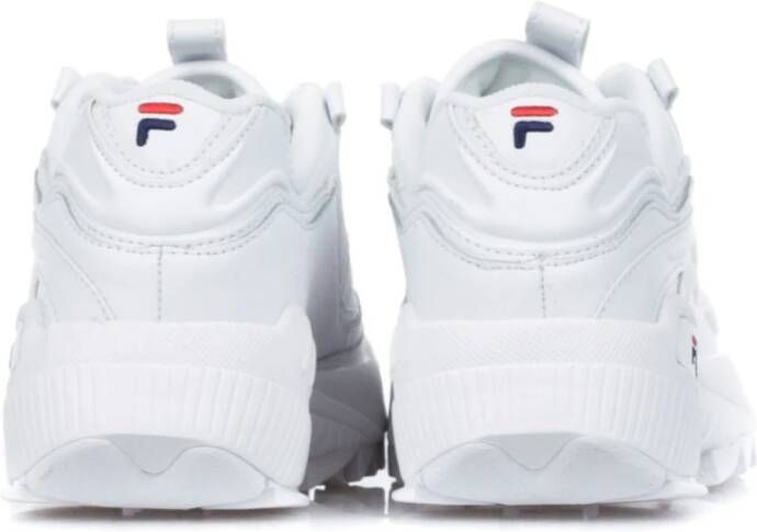 Fila Wit Rood Lage Top Dames Sneakers White Unisex