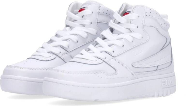 Fila Witte High-Top Sneaker Vetersluiting White Heren