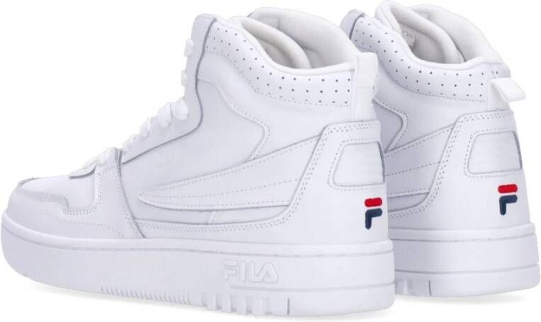 Fila Witte High-Top Sneaker Vetersluiting White Heren