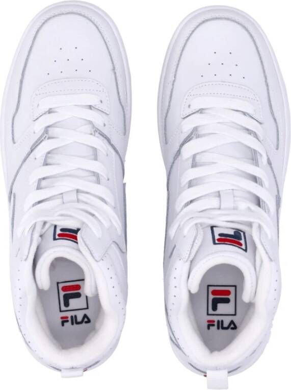 Fila Witte High-Top Sneaker Vetersluiting White Heren