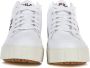 Fila Witte High-Top Vetersneaker White Dames - Thumbnail 5