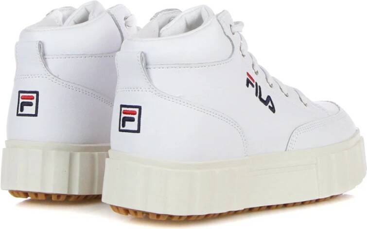 Fila Witte High-Top Vetersneaker White Dames