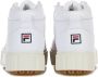 Fila Witte High-Top Vetersneaker White Dames - Thumbnail 8