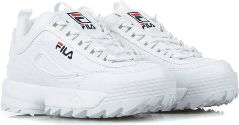 Fila Witte Lage Disruptor Damesschoen White Dames