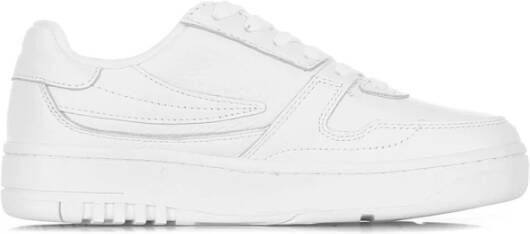 Fila Witte lage eco-leren sneaker White Dames