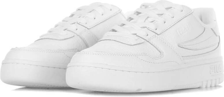 Fila Witte lage eco-leren sneaker White Dames